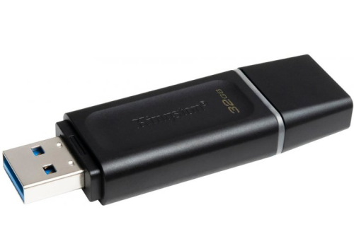 Флешка 32GB USB 3.2 Kingston DT Exodia чорний/білий