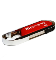 Флешка 8Gb USB 2.0 Mibrand Aligator червоний