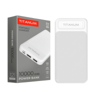 Павербанк 10000mAh TITANUM TPB-912 білий (52шт/ящ)