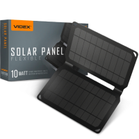 Портативная зарядная солнечная панель VIDEX VSO-F510UU 10W (28шт/ящ)