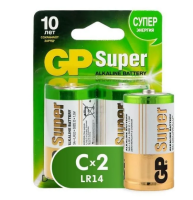 Батарейка C/LR14 GP Super (бл-2 .)