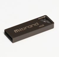 Флешка 4Gb USB 2.0 Mibrand Stingray сірий